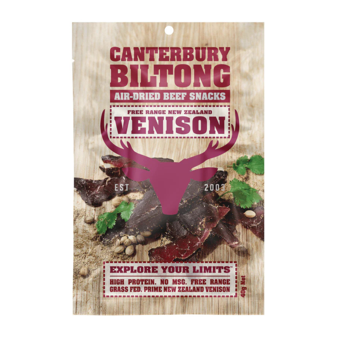 Canterbury Biltong - Venison 40g