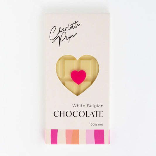Charlotte Piper - White Belgian Chocolate Bar 100g