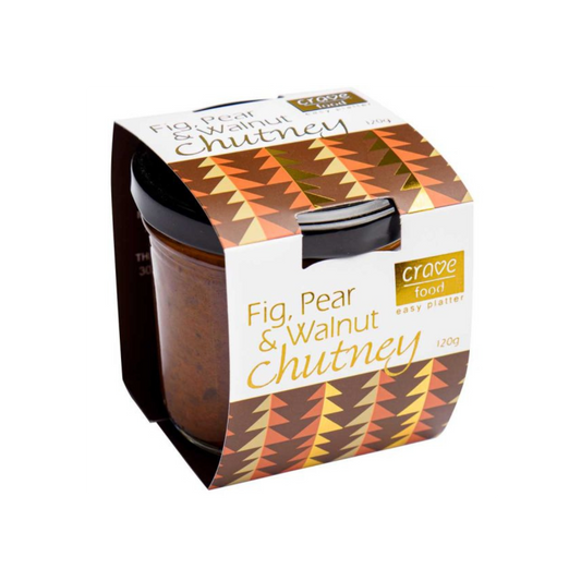 Crave Food - Fig, Pear & Walnut Chutney 120g