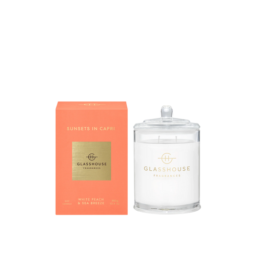 Glasshouse Soy Candle - Sunsets in Capri 380g